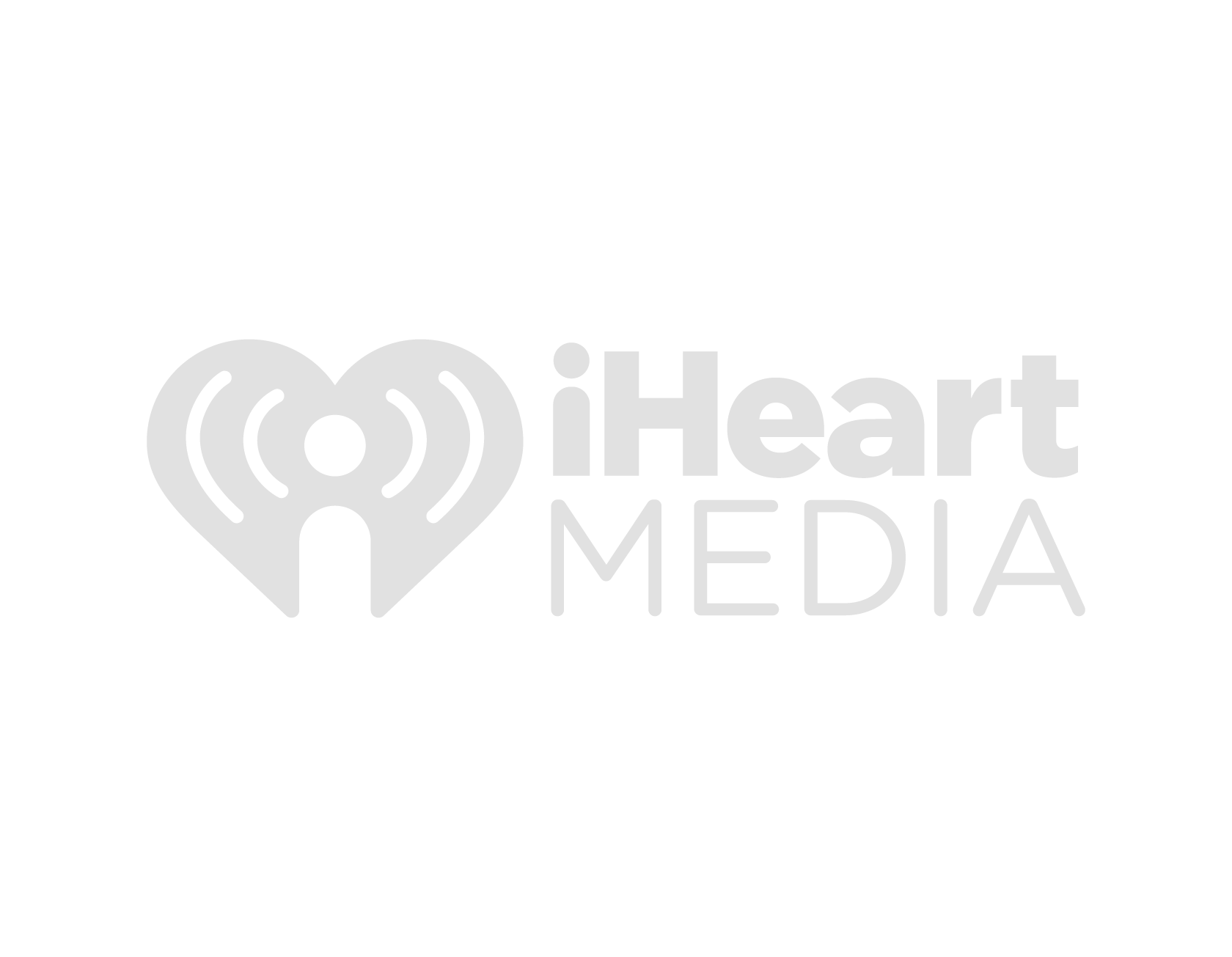 iHeartMedia Logo Gray Horizontal